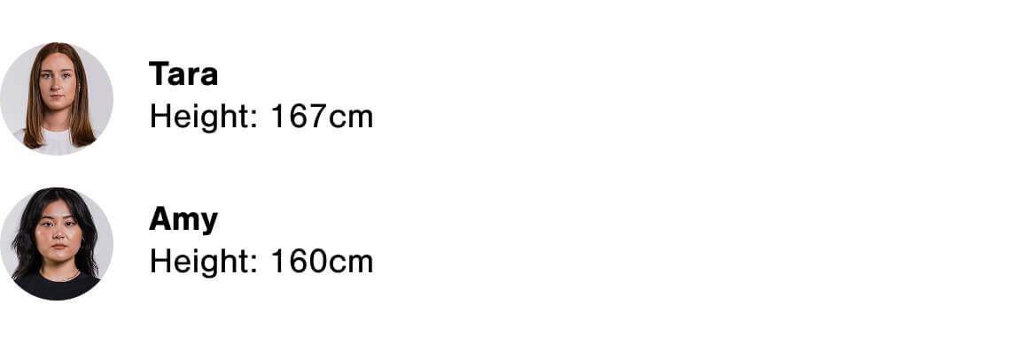 Model height reference
