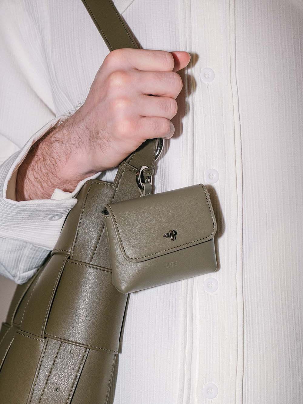 Finlay Mini Bag Charm: Green