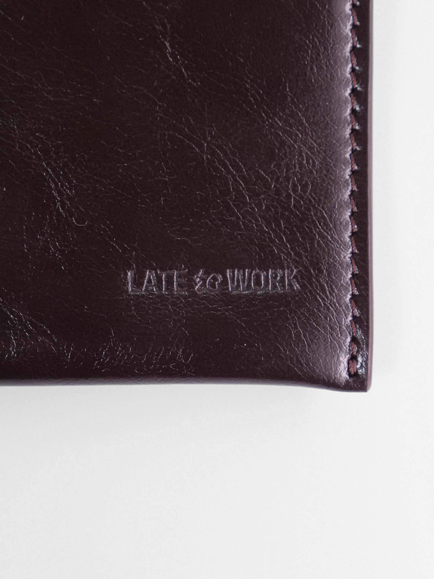 Late Card Holder: Brown