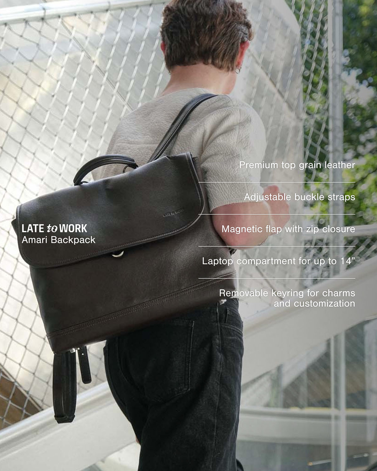 Amari Backpack: Brown