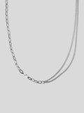 Antonii stainless steel necklace close up