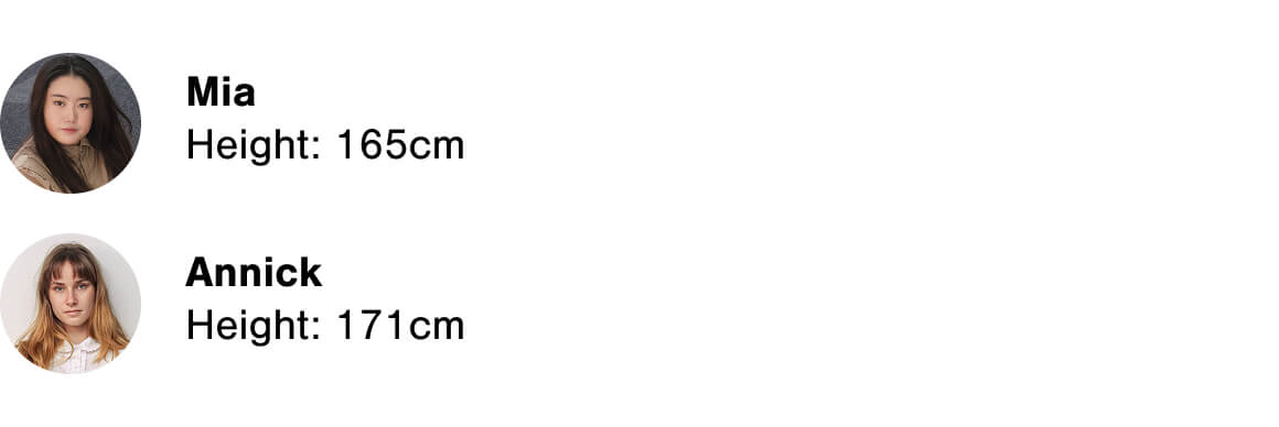 Model height reference
