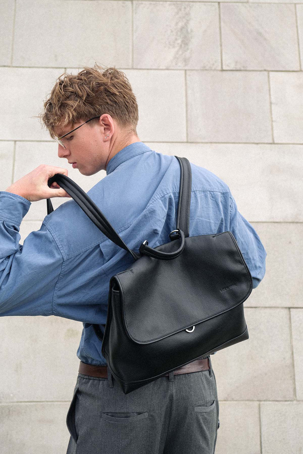 amari convertible leather backpack BAILEY & SISTER SURFRIDER COLLAB (DLXV) Amari is the bag you trust to hold your life as it unfolds Amari Backpack: Black