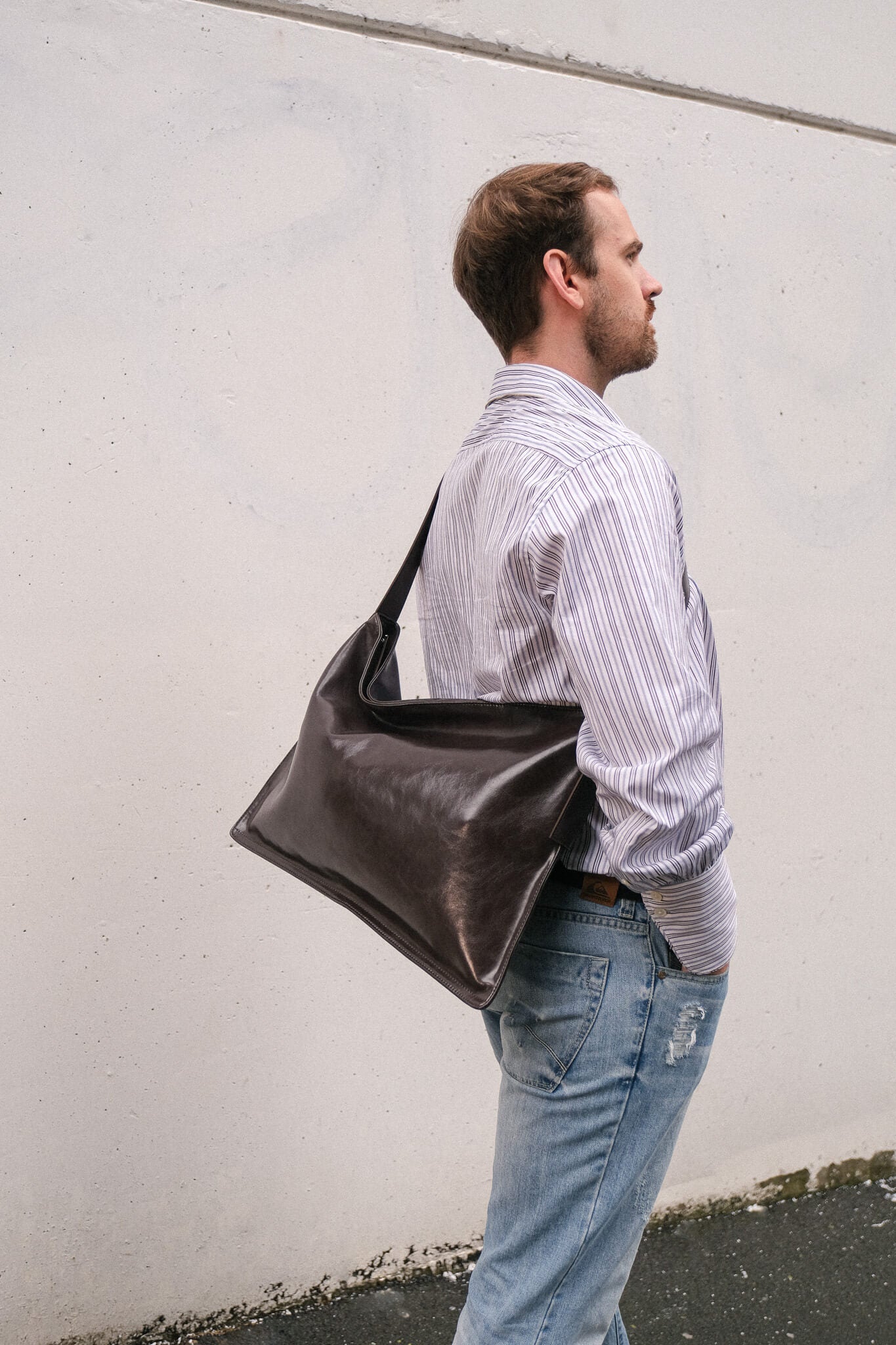 Kite Bag: Brown Patent