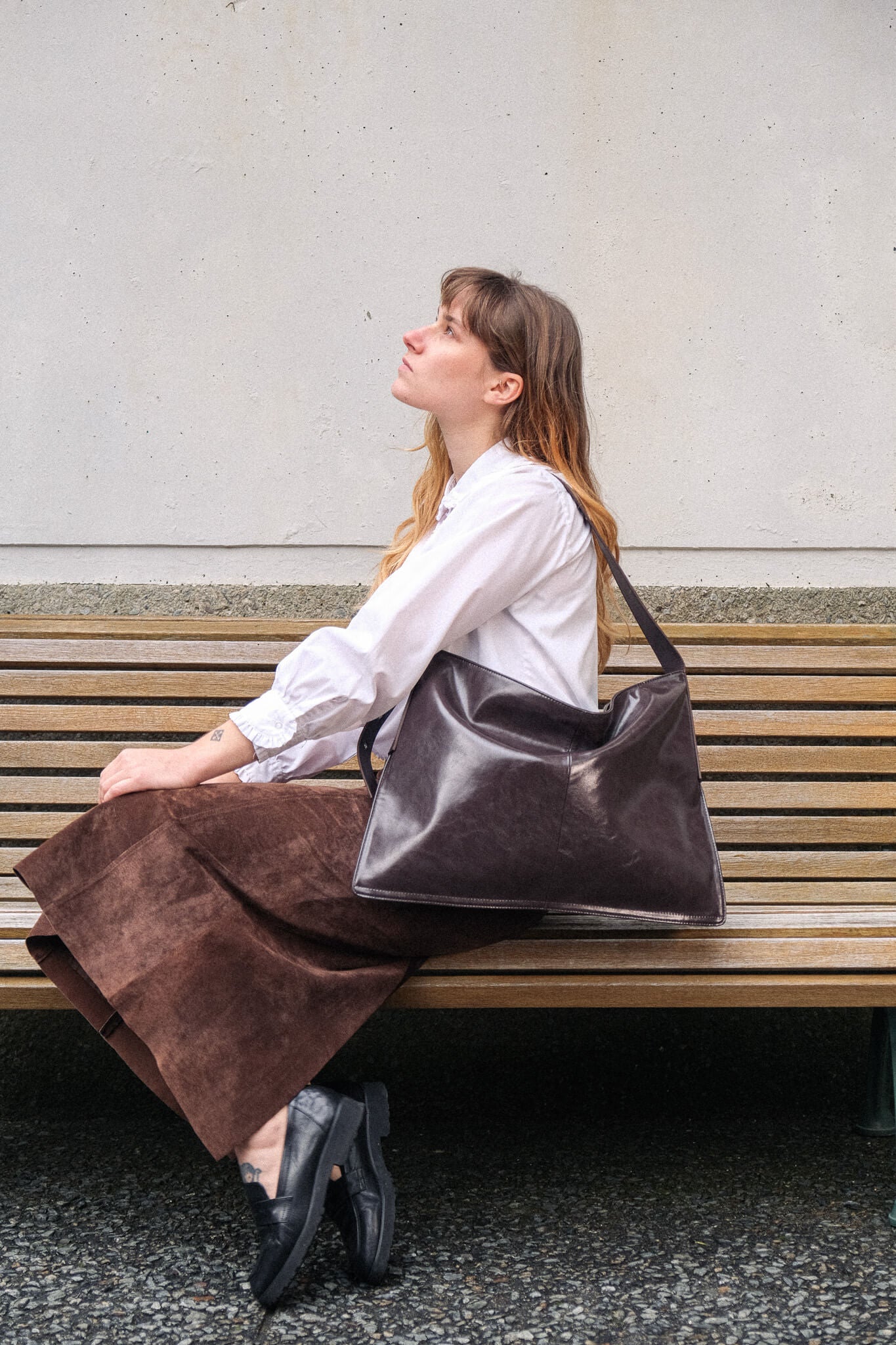 Kite Bag: Brown Patent