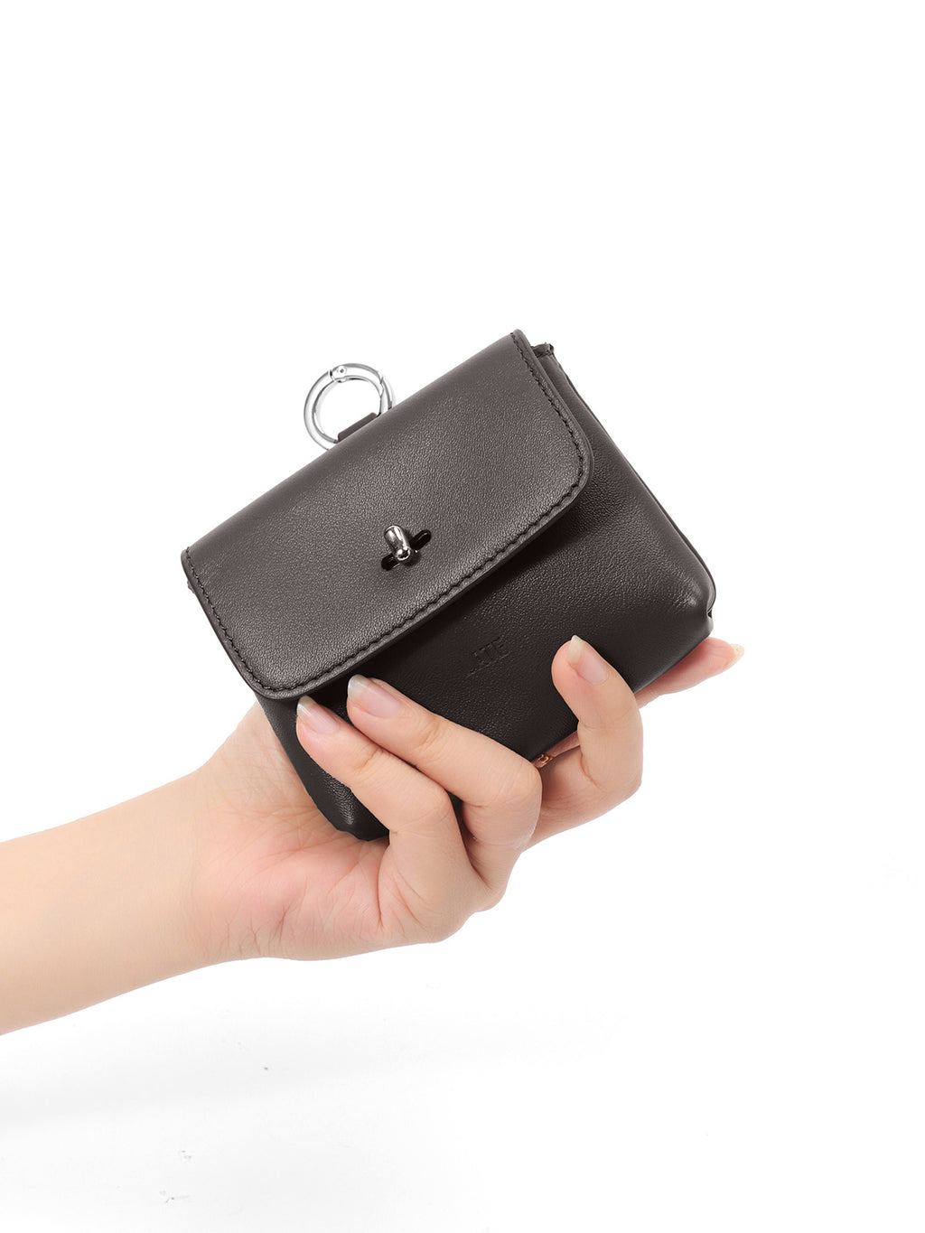 Finlay Mini Bag Charm: Espresso