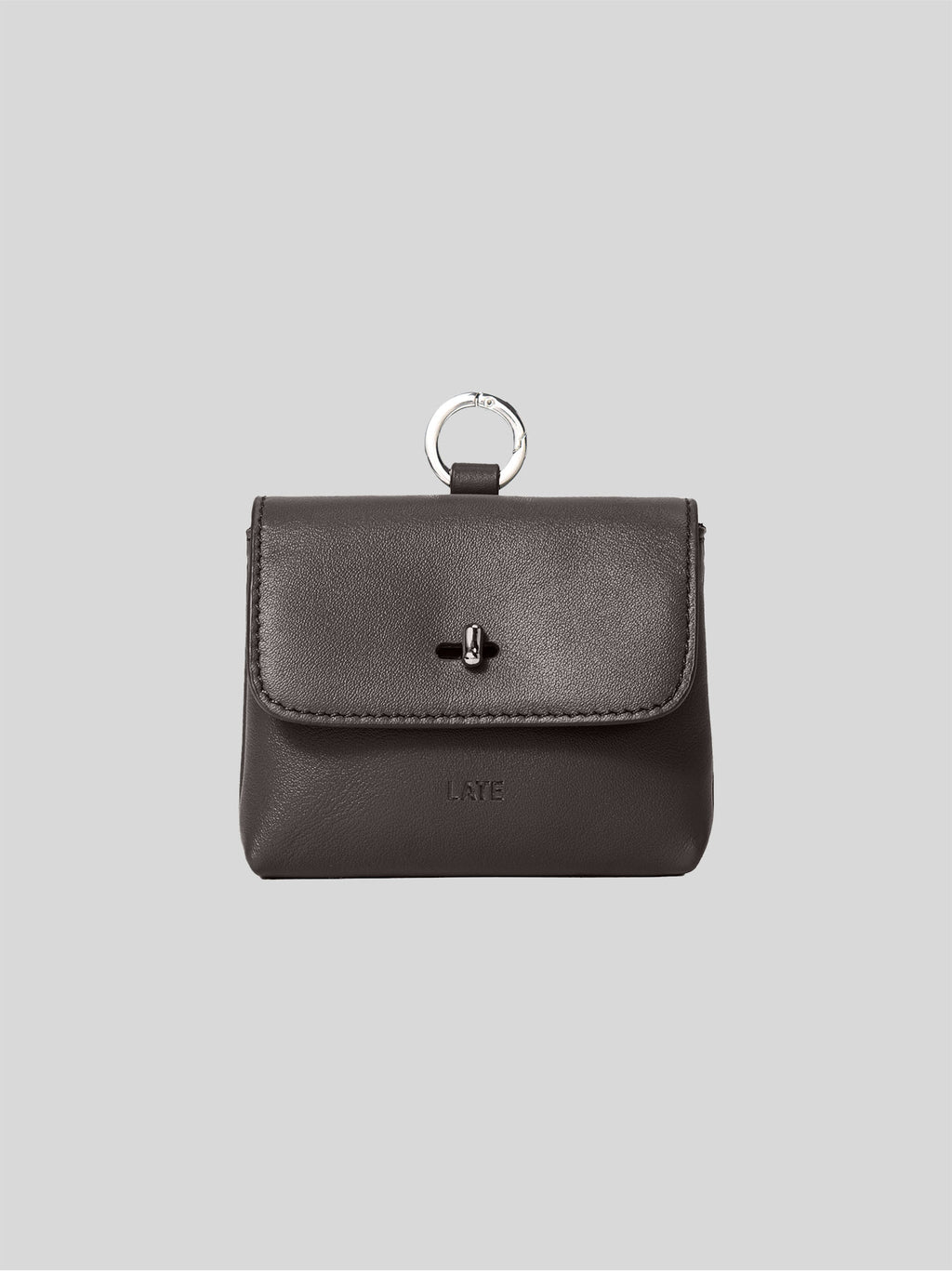 Finlay Mini Bag Charm: Espresso