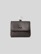 Finlay Mini Bag Charm: Espresso
