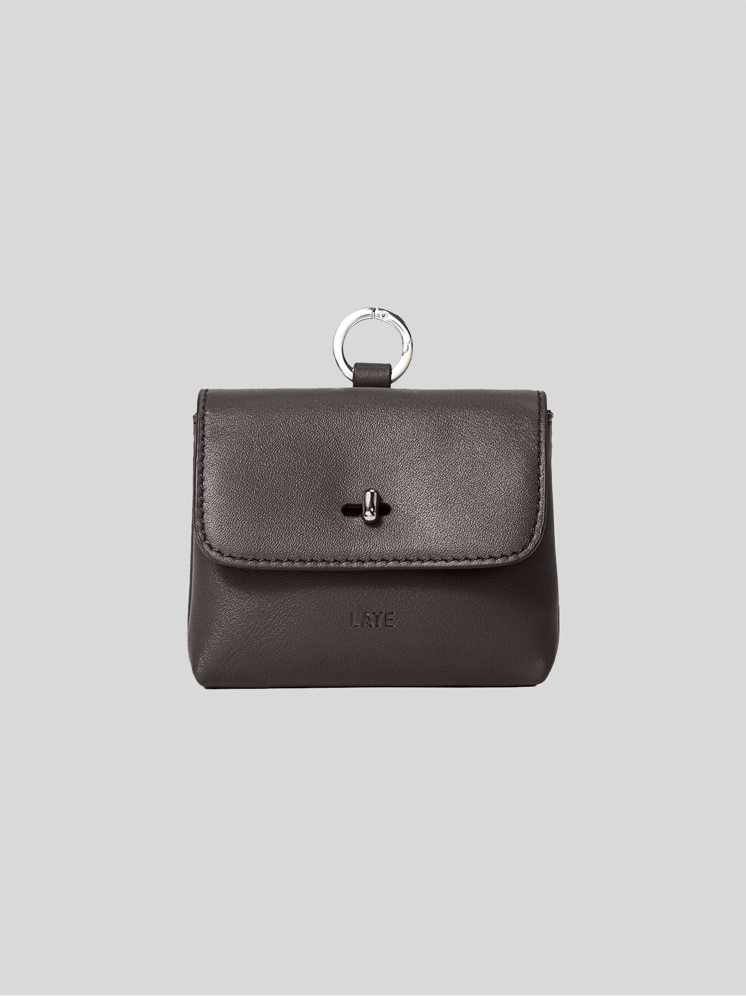 Finlay Mini Bag Charm: Espresso