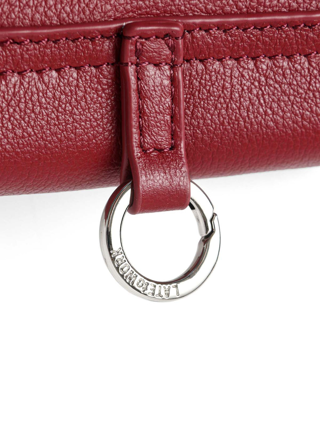 Finlay Mini Bag Charm: Merlot