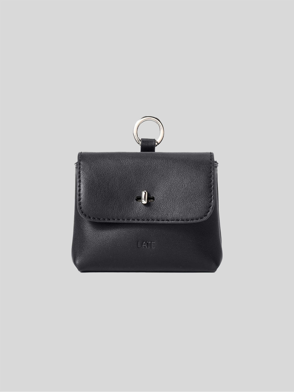 Finlay Mini Bag Charm: Black
