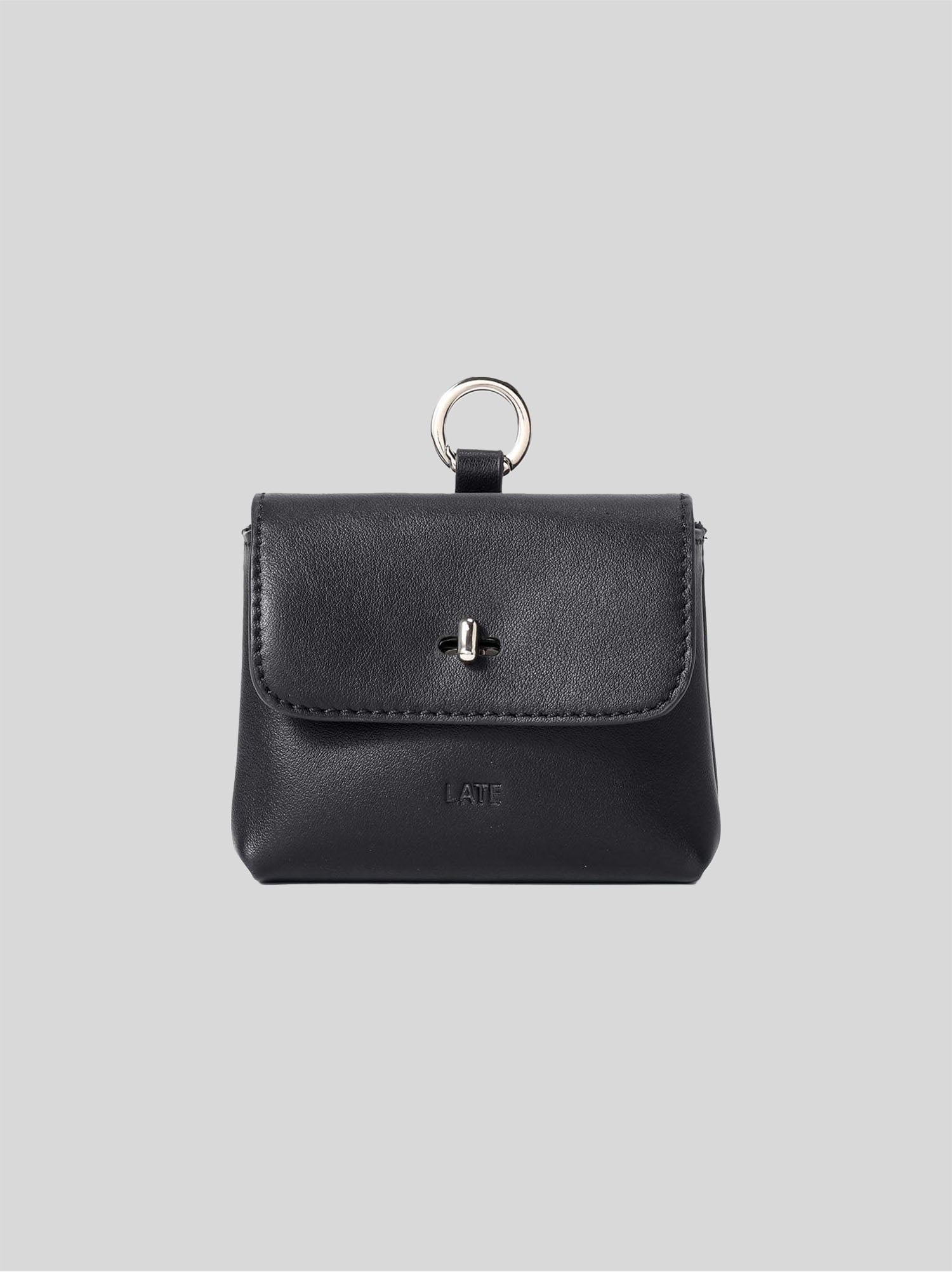 Finlay Mini Bag Charm: Black