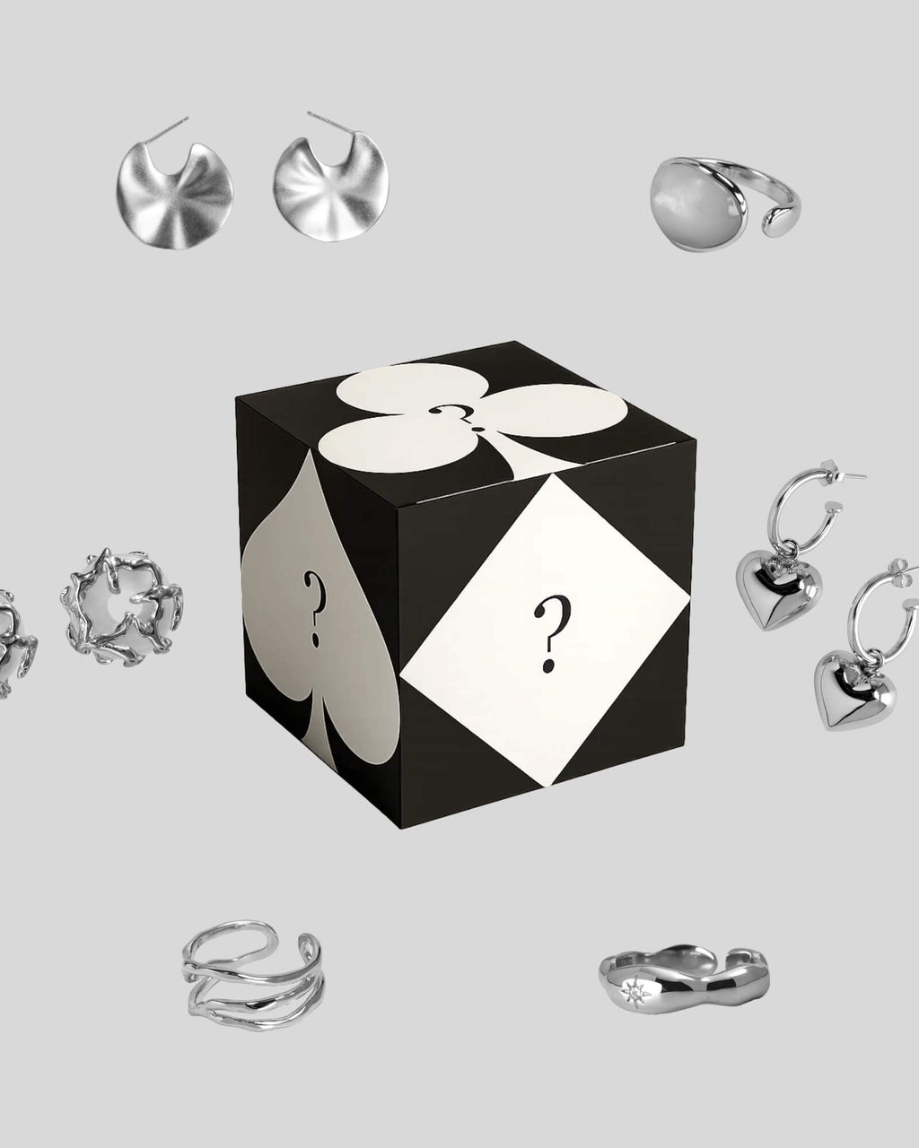 3 Piece Silver Jewellery Mystery Box