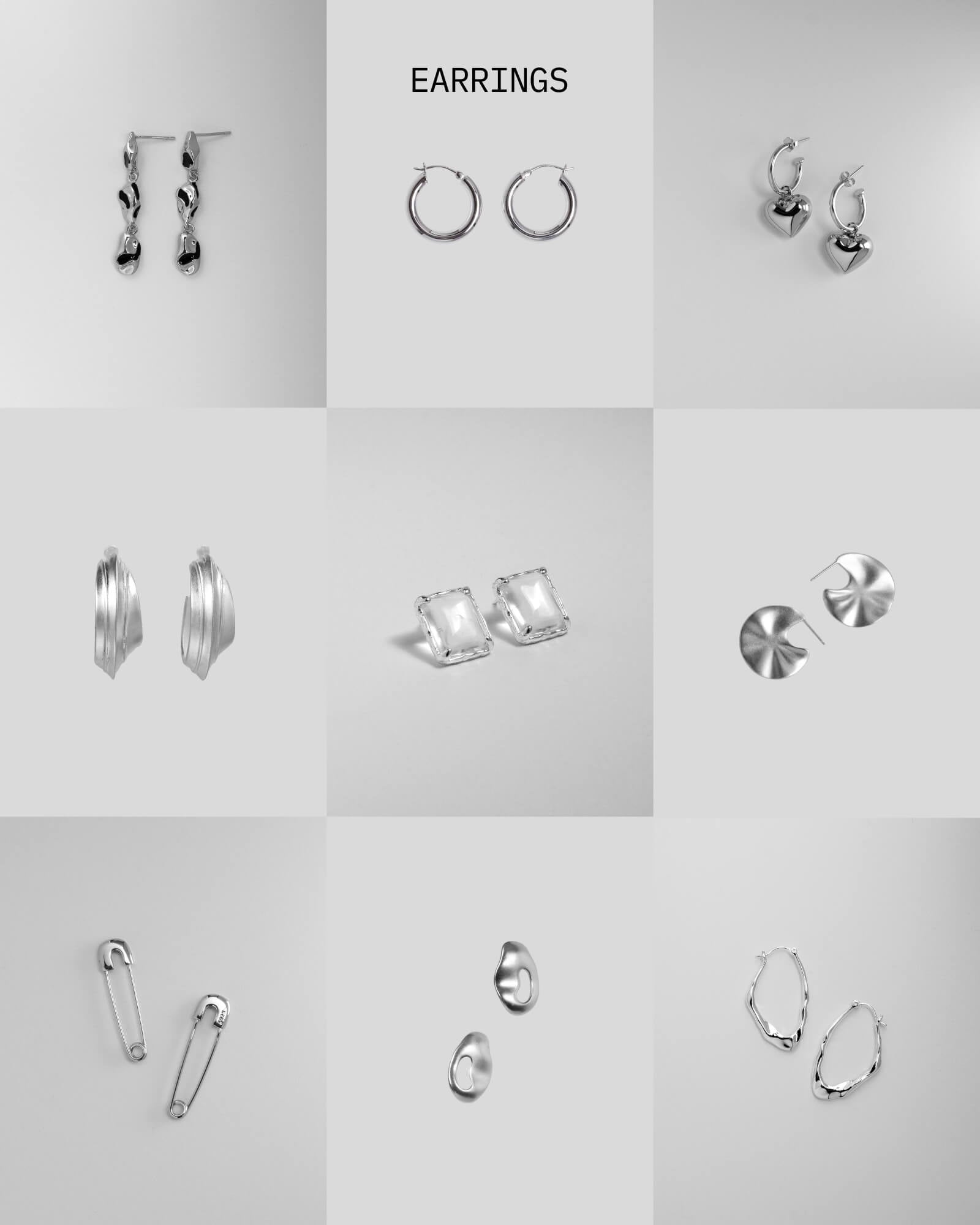 6 Piece Silver Jewellery Mystery Box