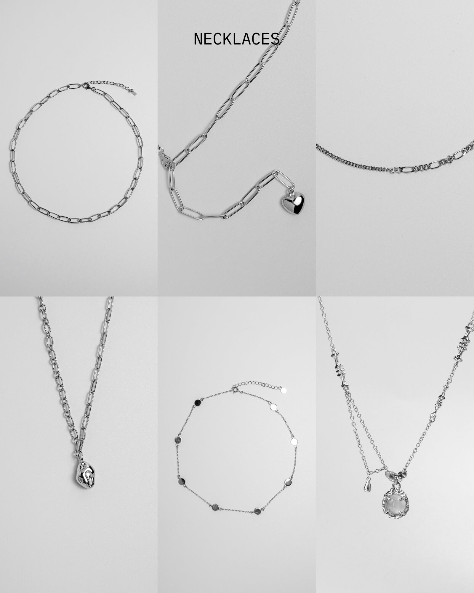 6 Piece Silver Jewellery Mystery Box