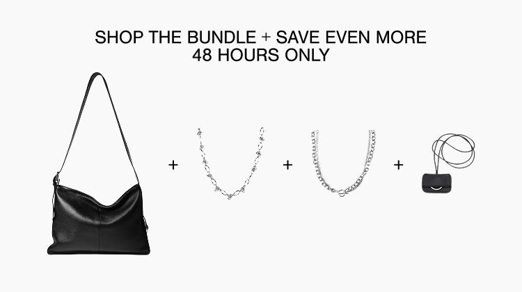 Medium black Kite Bag bundle