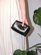 Kilian black leather toiletry pouch