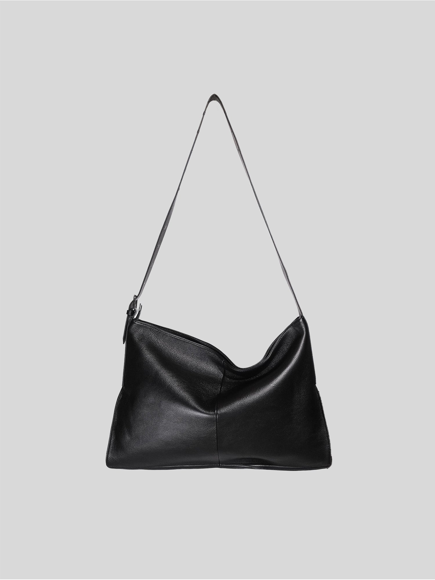 Kite Luxe top grain leather crossbody front view