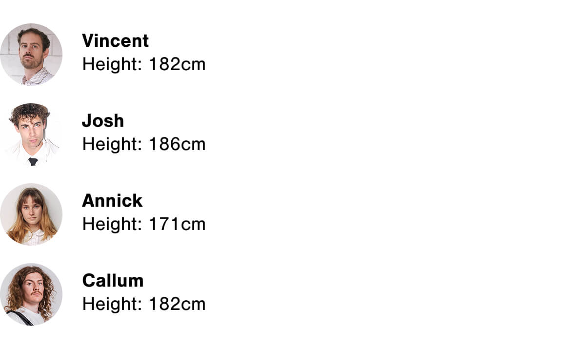 Model height reference