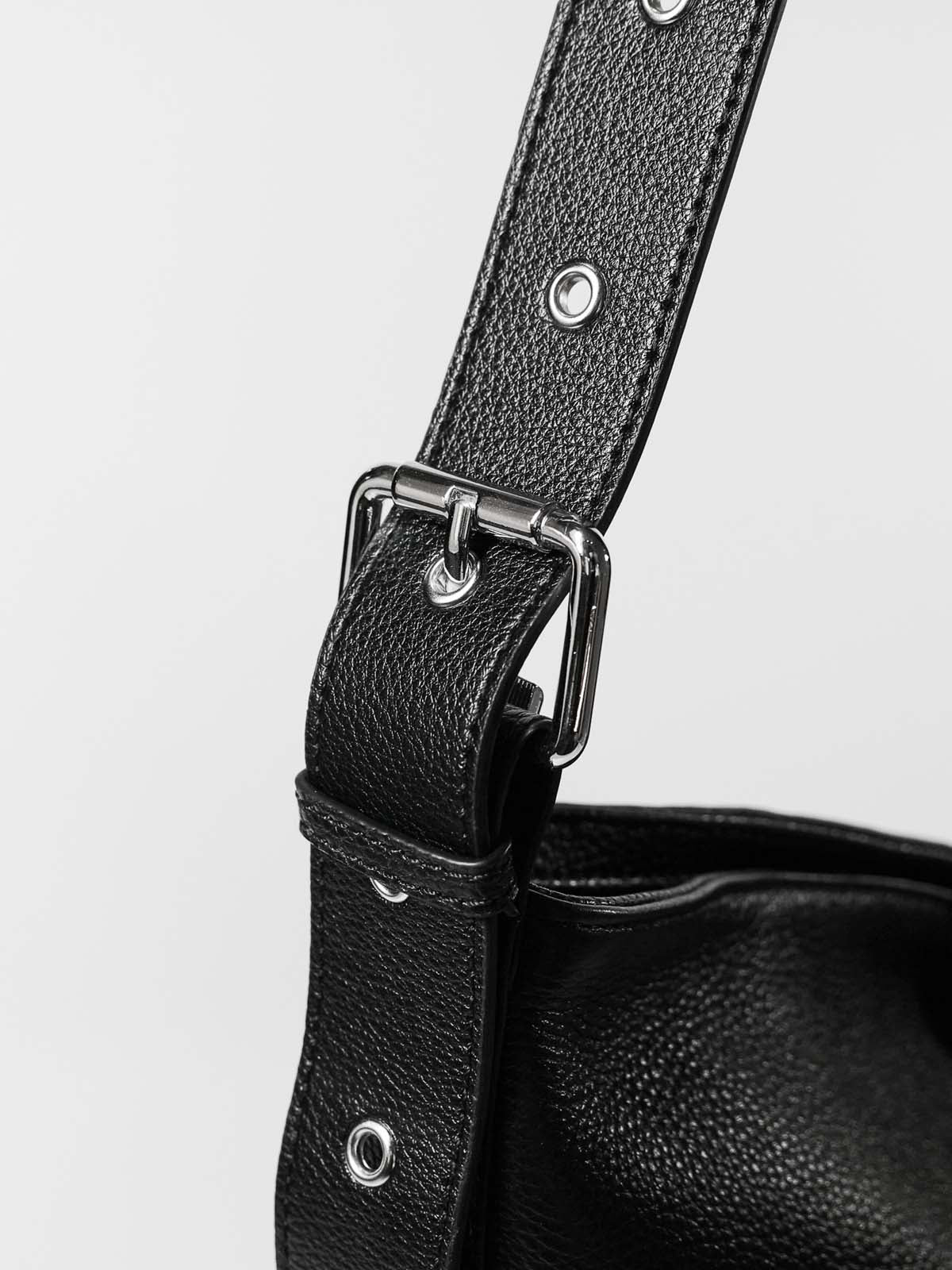 Close up of bag strap