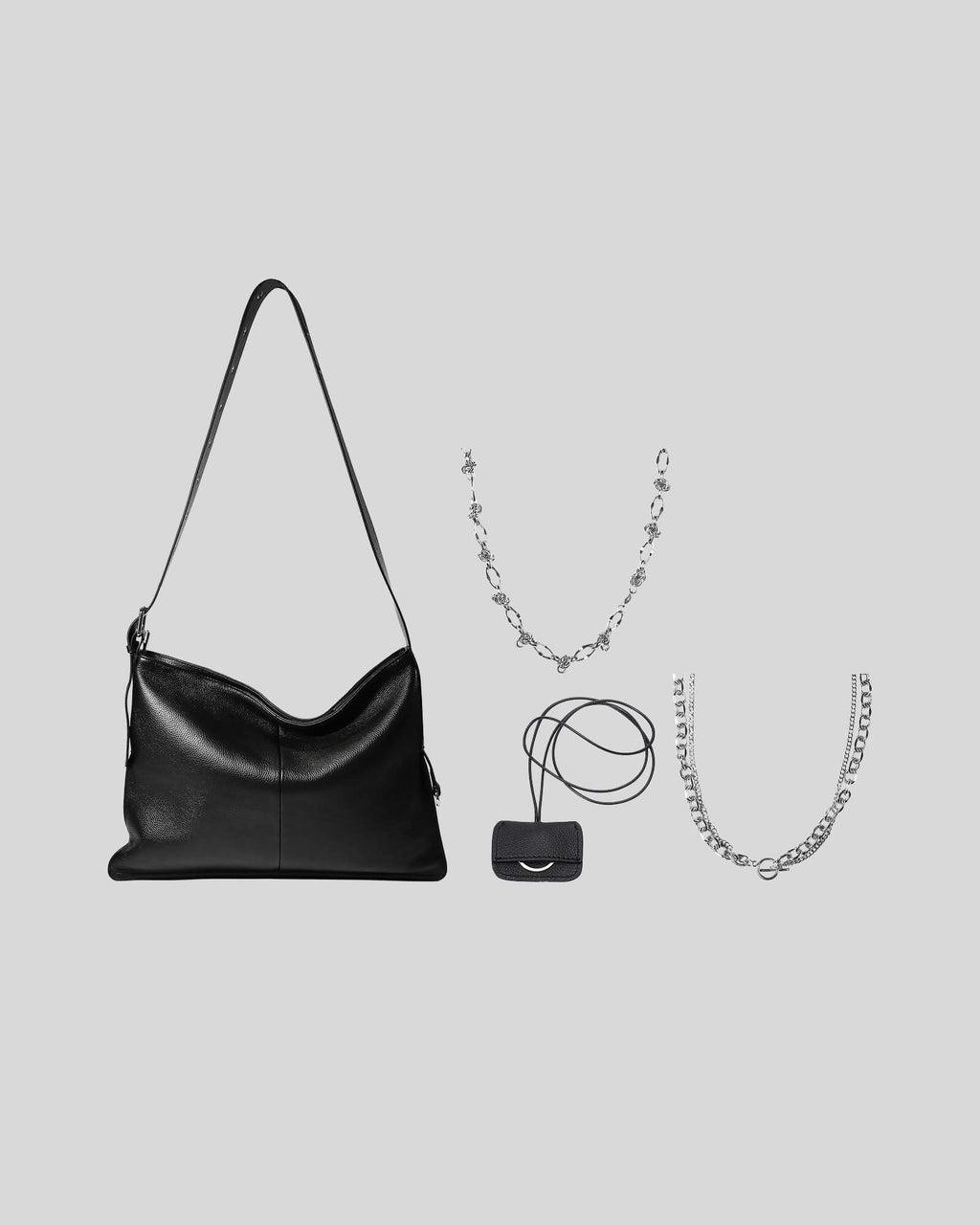 Medium Black Kite Bag Bundle