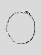 Prism stainless steel bracelet close up