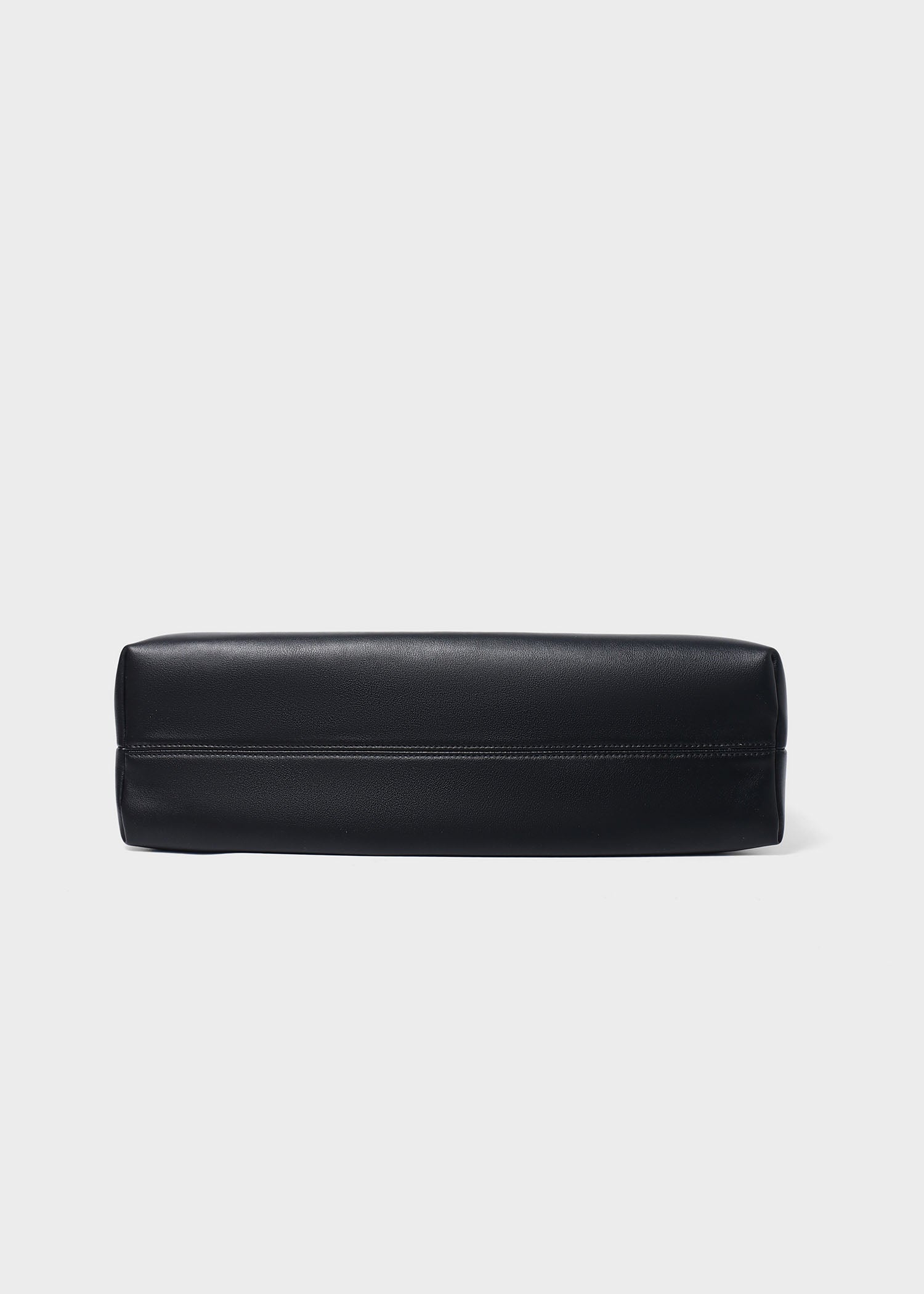 Sage crossbody bag black genuine leather  bottom view