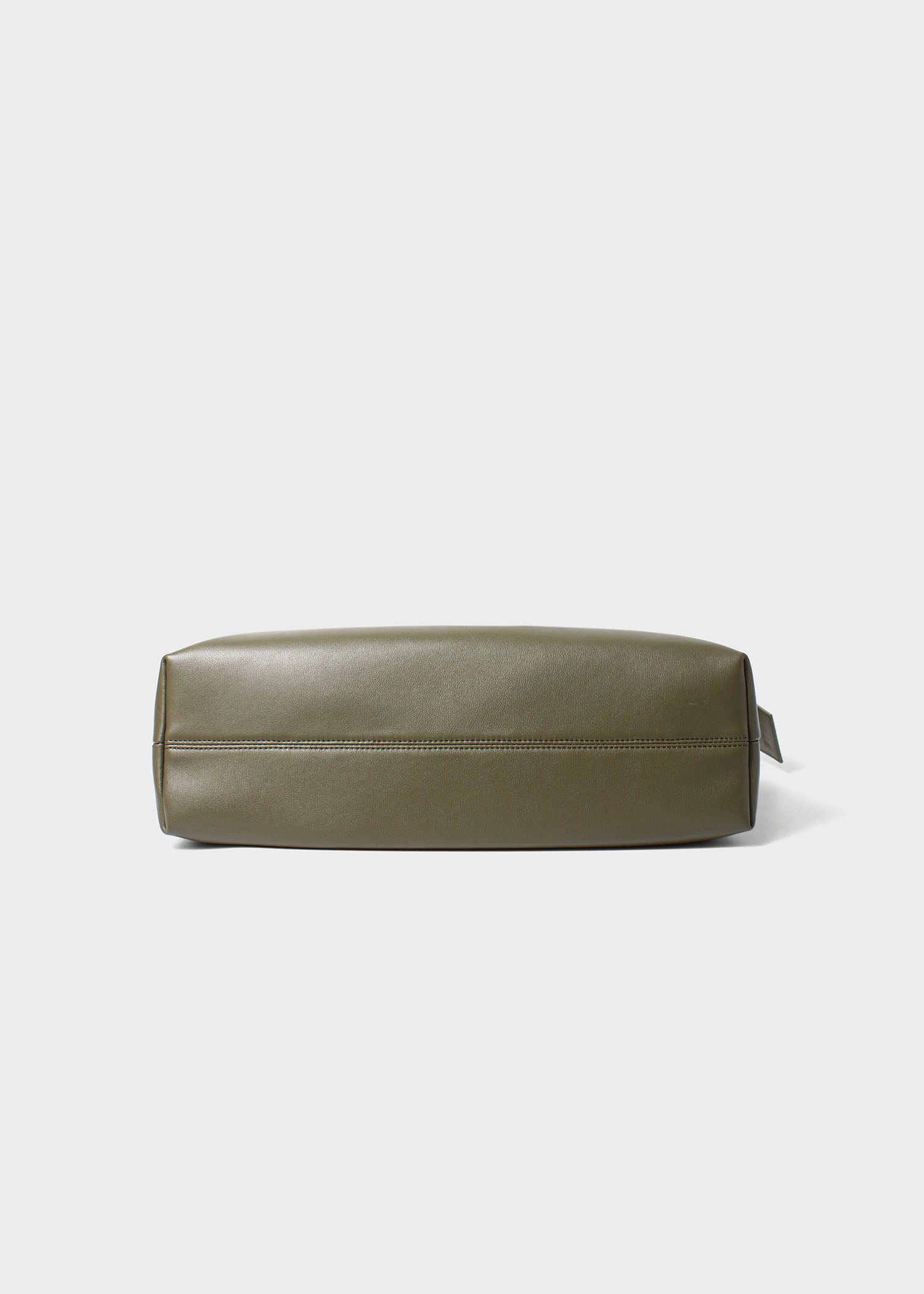 Sage crossbody bag green genuine leather bottom view