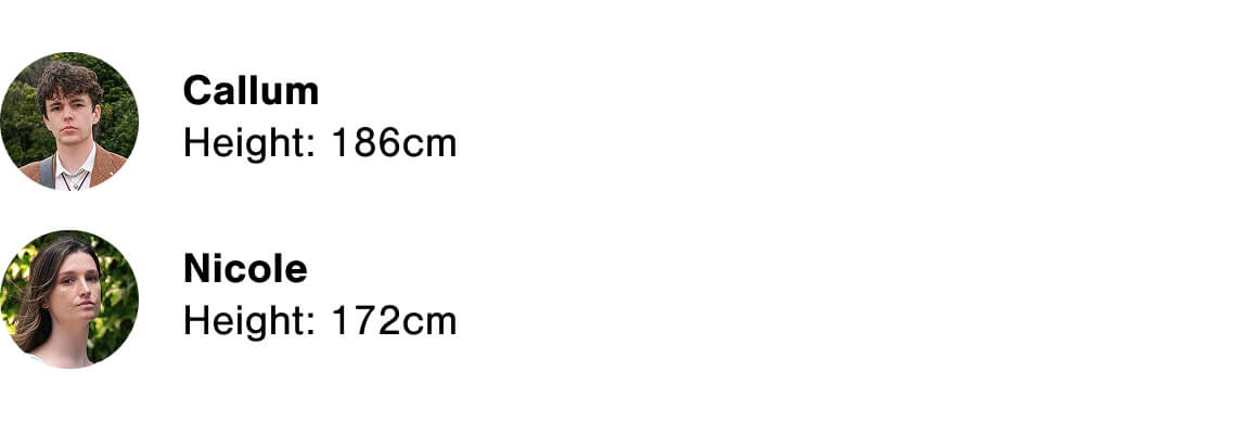 Model height reference