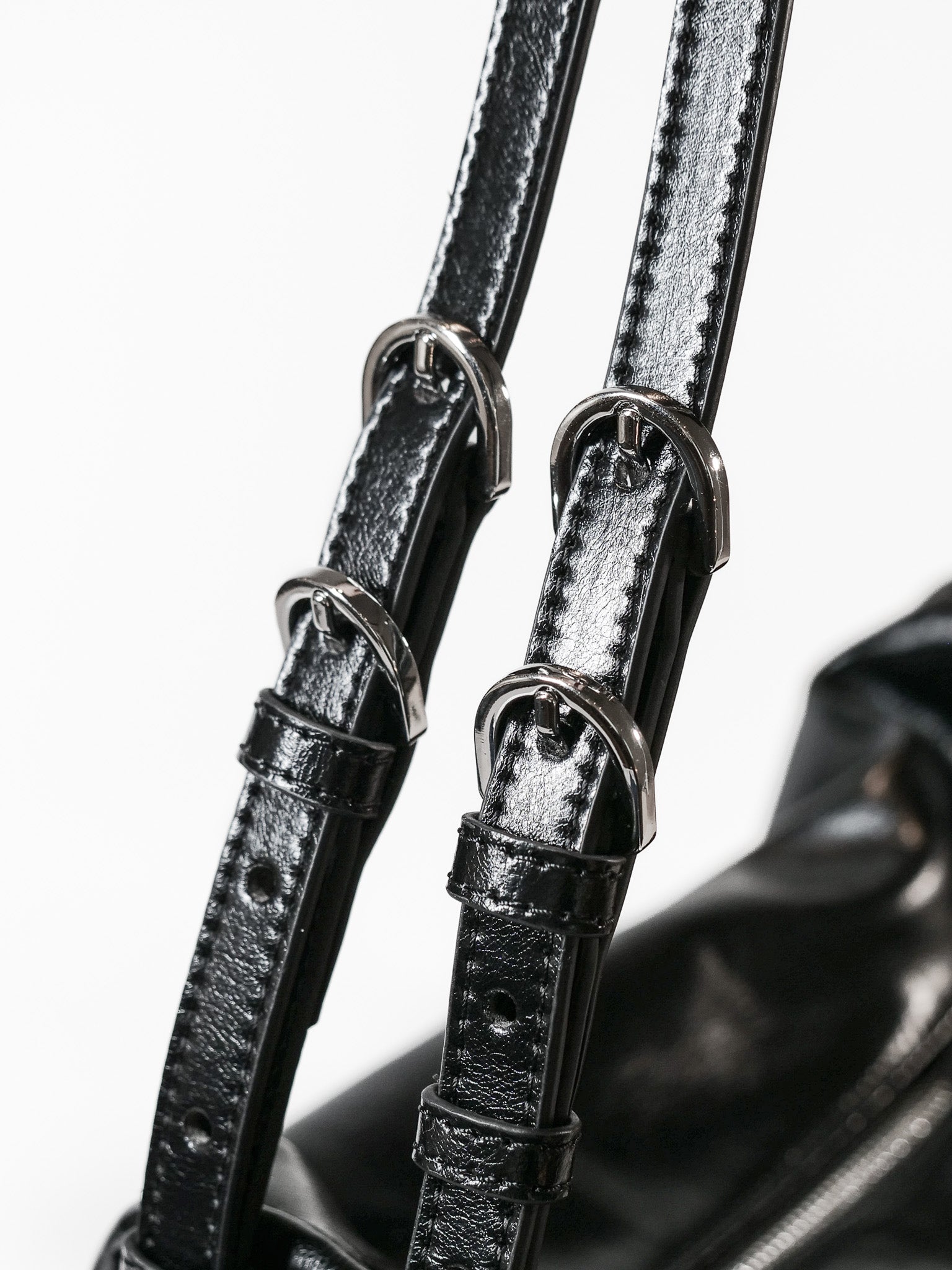 Willow Bag Small: Black Patent