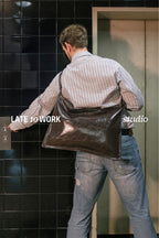Kite Bag: Brown Patent
