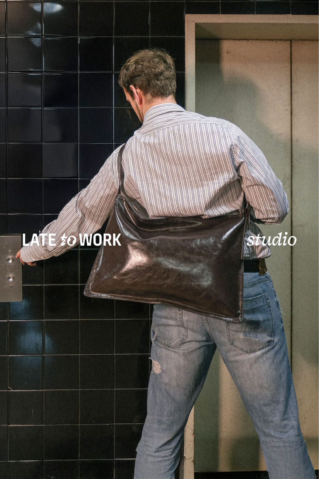 Kite Bag: Brown Patent