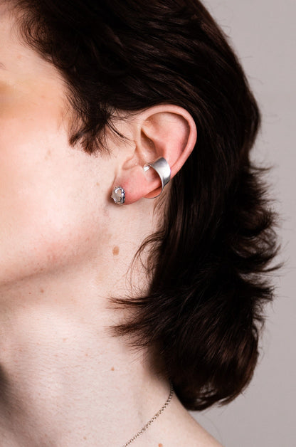 Late to Work Earrings Gravity Wave Ear Cuff