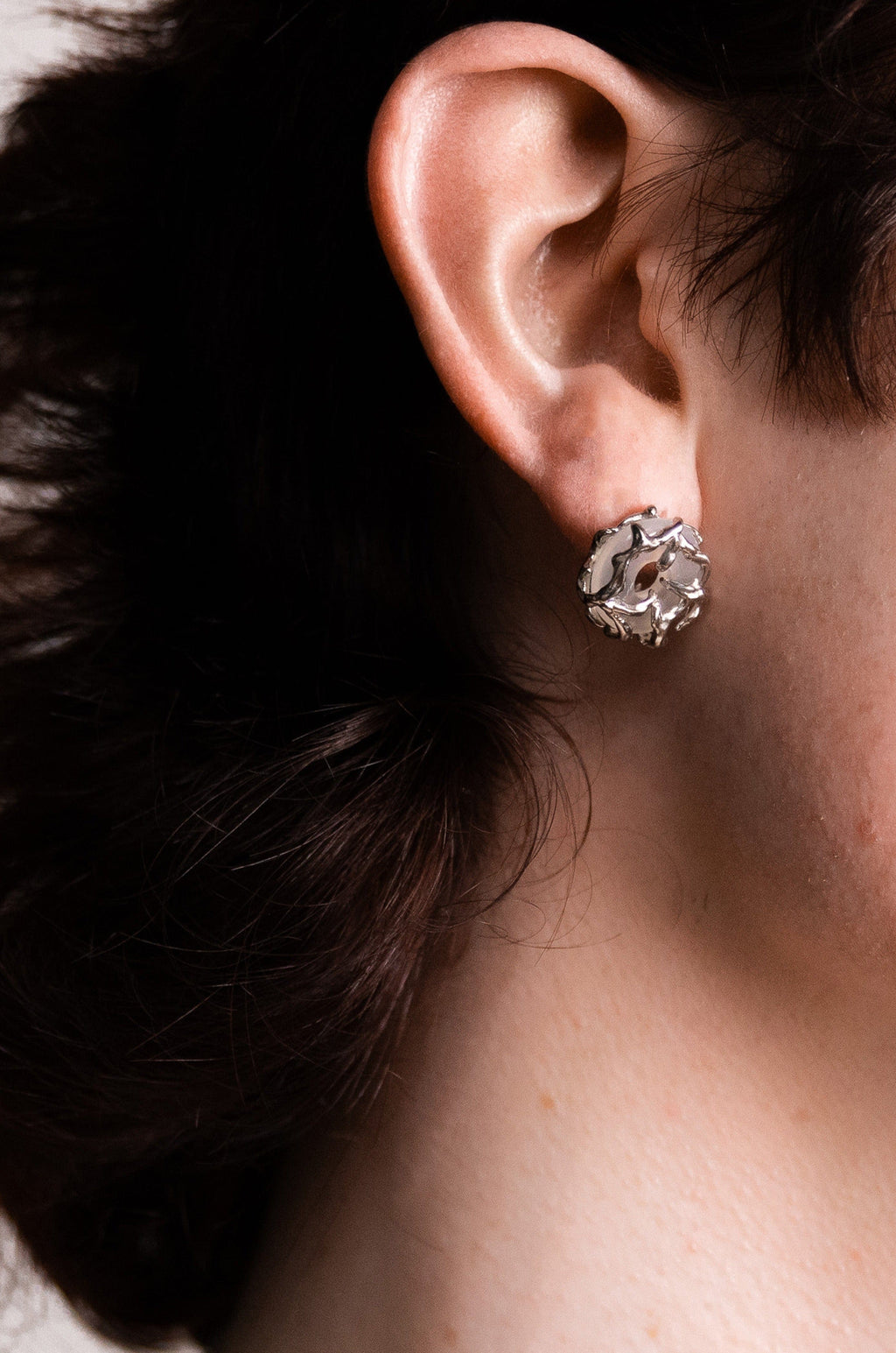 Late to Work Earrings Harvest Moon Earrings