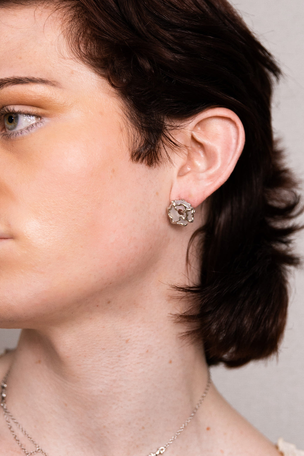Late to Work Earrings Harvest Moon Earrings