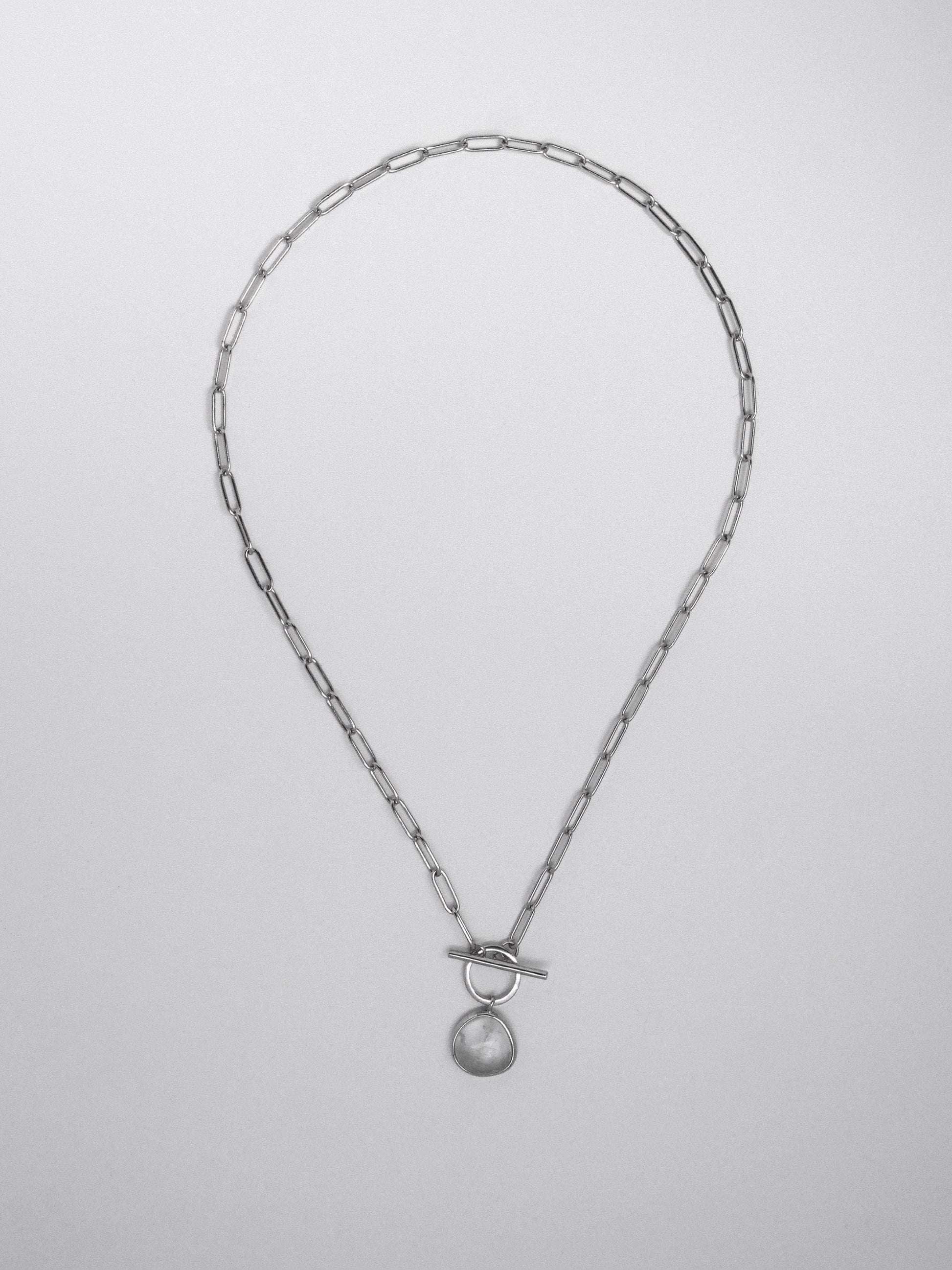 Late to Work Frozen Pond Necklace