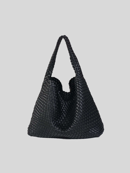 Late to Work Georga Woven Tote