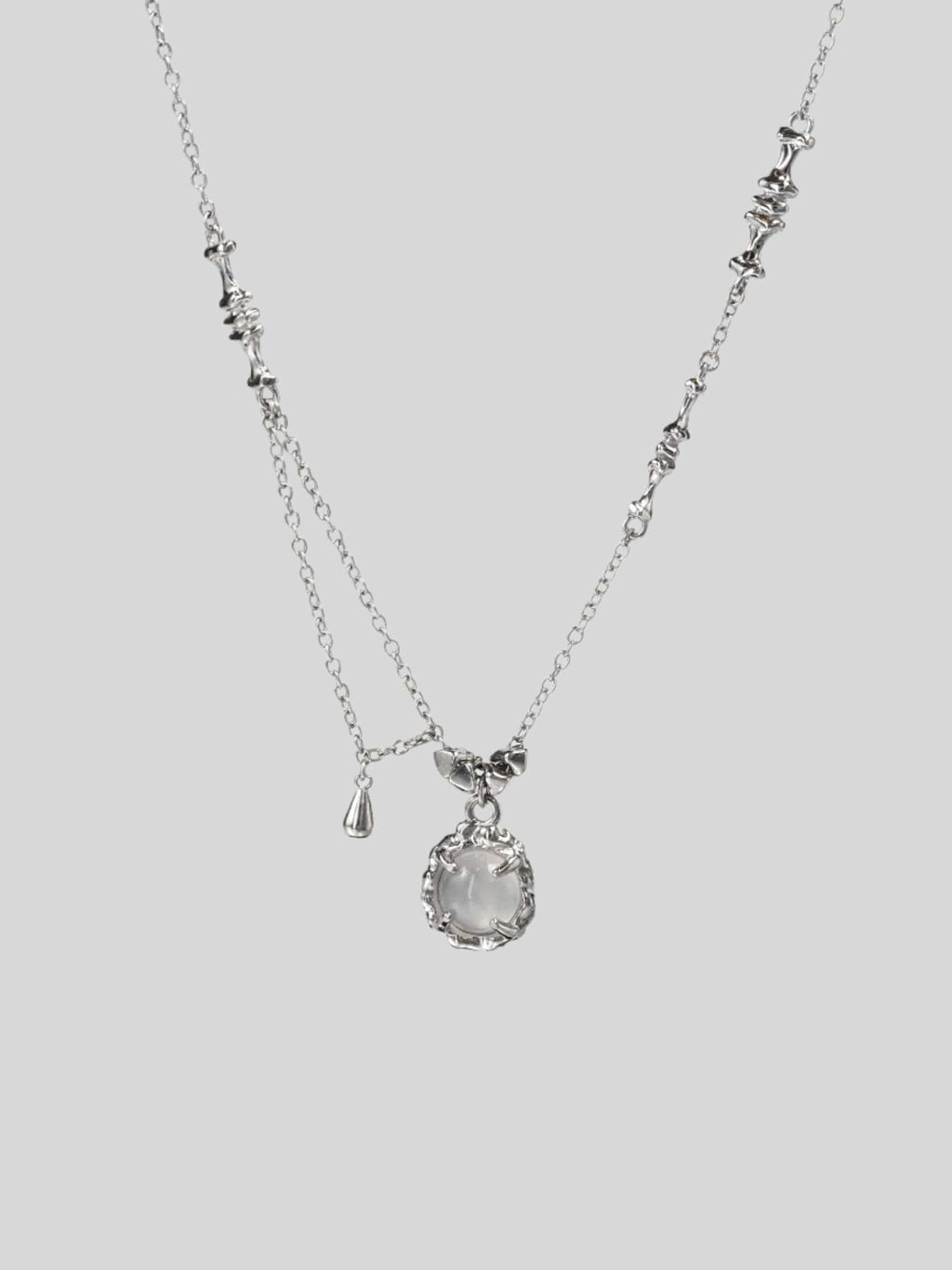 Late to Work Necklace Midnight Necklace