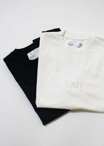 Late to Work The Late Tee: White