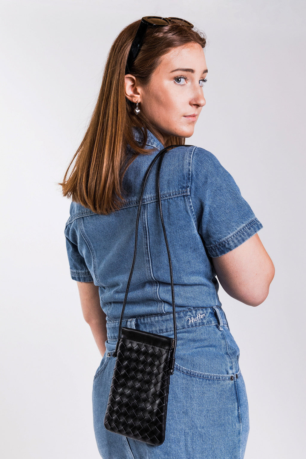 Late to Work Woven Phone Pouch