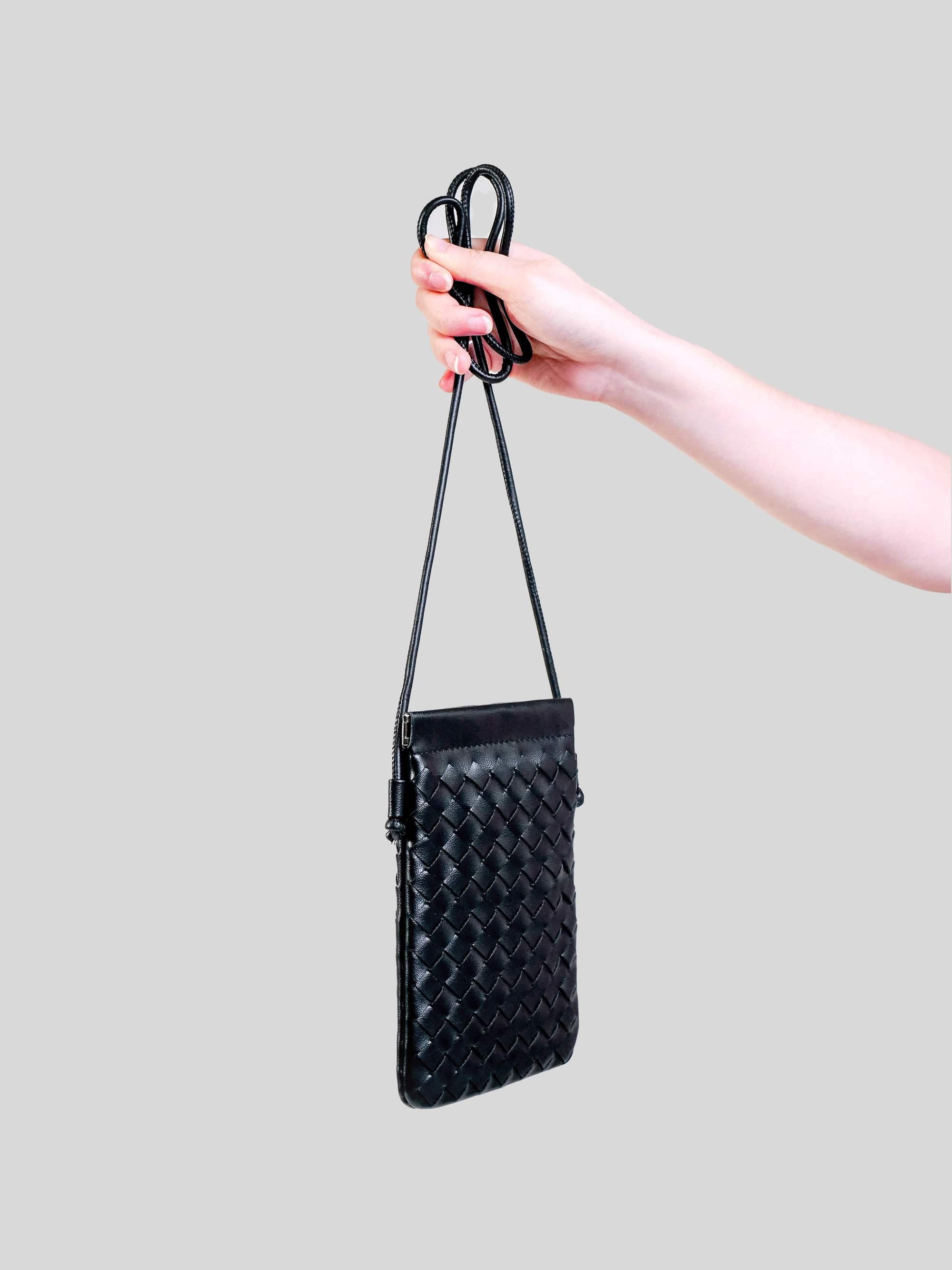 Late to Work Woven Phone Pouch