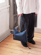 Kite Bag Medium: Navy Nubuck