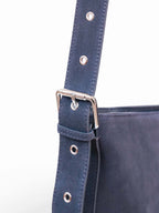 Kite Bag Medium: Navy Nubuck