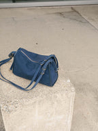 Willow Bag Small: Navy Nubuck