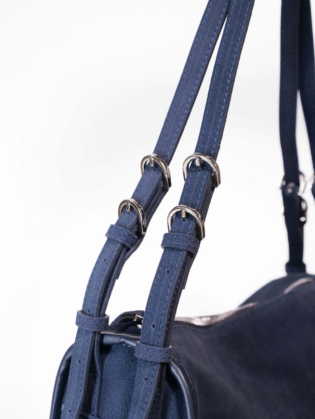 Willow Bag Small: Navy Nubuck