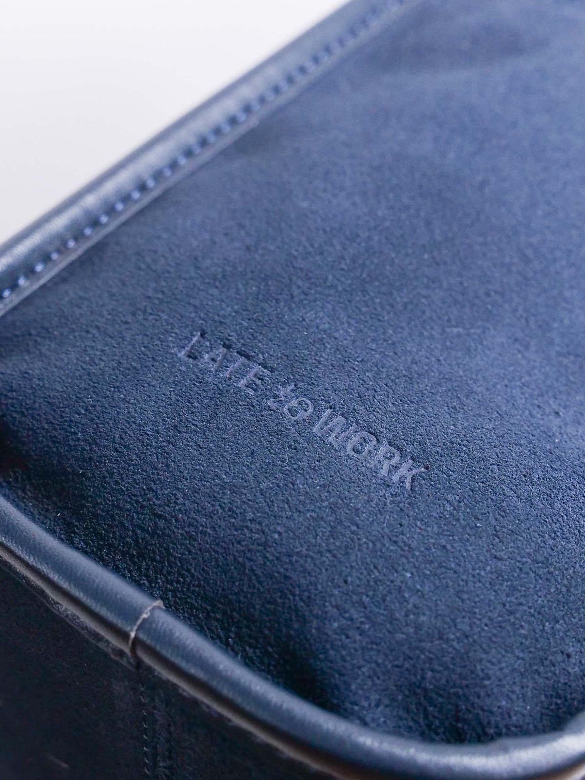 Willow Bag Small: Navy Nubuck